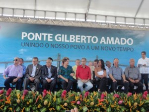 Ivan pede Campus da UFS em visita da Presidenta Dilma (Inauguração da Ponte Gilberto Amado)