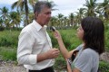 Ivan Leite recebe Governador Déda em visita a obra da Ponte Gilberto Amado